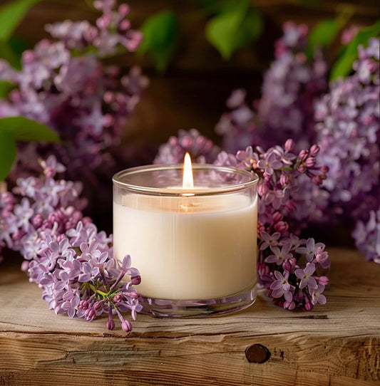 Lilac Candle
